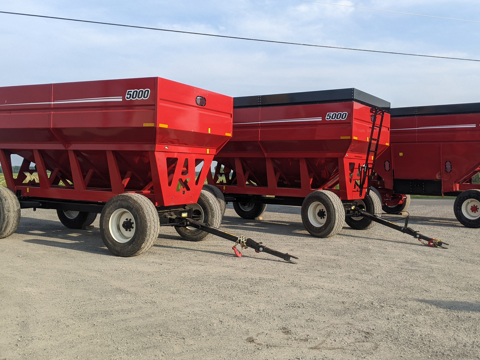 Grain trailer MK Martin 5000 et 6500