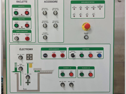 Systèmes de contrôle pour évacuation des fumiers solides et liquides
